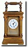 C.1900, French, Brass Cased Miniature carriage clock