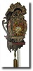 C.1750, Dutch Stoelklok wall clock