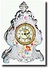 C.1910, Ansonia Royal Bonn, "La Clair" porcelain mantel clock