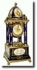 C.1895, Austrian, Porcelain China Miniature shelf clock