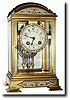 C.1900, French crystal regulator shelf clock