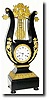 C.1860, French Lyre Clock