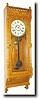 C.1875, F. Kroeber, "Regulator No. 43" wall clock