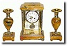 C.1900, French, Marti, Crystal Regulator shelf clock
