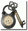C.1886, Ansonia, "Novelty No. 35", Lock and Key clock