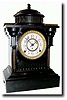 C.1890, F. Kroeber, New York Enameled Iron mantel clock