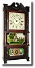 C.1835, R. and J.B. Terry, Bristol, Conn. Triple Decker shelf clock