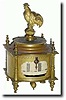 C.1895, French, Farcot, Annular Dial alarm clock