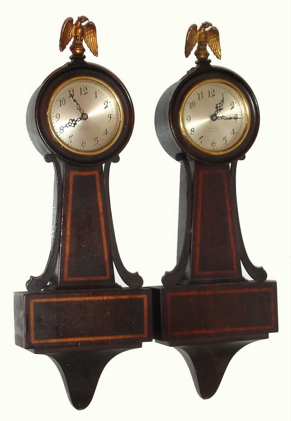 Clocks- (2) Seth Thomas miniature banjos quartz movements time only — Antique Clocks Price Guide
