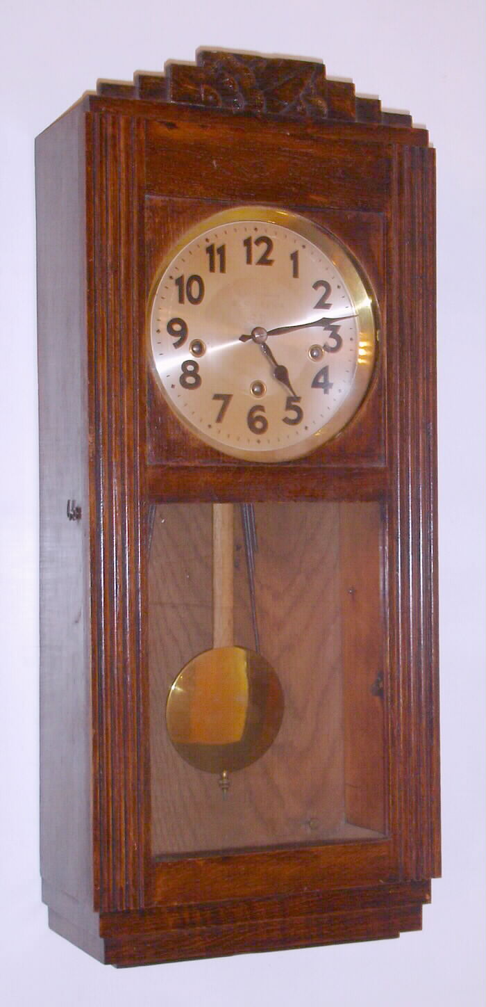 German for the French market, 8-day Westminster chime box clock with the dial marked "Le Veritable Westminster G.D", C. 1920 — Antique Clocks Price Guide
