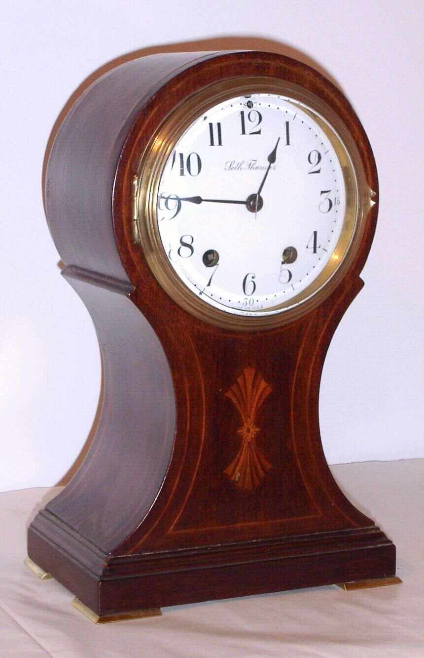 Seth Thomas Clock Co., Thomaston, Conn., C. 1905, "Parma", 8-day time/strike mantel clock. — Antique Clocks Price Guide