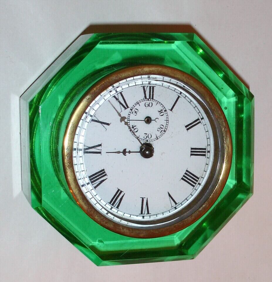 E.N. Welch Mfg. Co., C.1891, "The Jewel", 30-hour time/strike with repeat novelty clock. — Antique Clocks Price Guide
