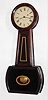 Howard and Davis, Boston "No. 4 Banjo" 8-day weight driven time only wall clock in a rosewood grain painted cherry case, c1850