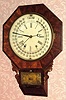 Gilbert Manufacturing Co., Winsted, Conn, short drop octagon with patent Galusha Maranville calendar dial, C.1862.