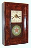 New Haven Clock Co., Conn. 30-hour time and strike rosewood mini OG clock, C.1881.