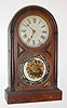 Seth Thomas, Thomaston Conn., "Chicago" city-series 8-day time and strike rosewood mantel clock, C.1900.