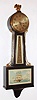 New Haven, New Haven, Conn. "Whitney" banjo 8 day time and strike spring driven banjo in mahogany finished case, c1920