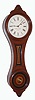 E. Howard and Co., Boston, "Regulator No. 10" (figure 8 re-issue) 8-day time only weight driven movement stamped "E. HOWARD and CO. BOSTON 10" and stamped with serial number (0351) and date [8-76] in walnut case, c1976.