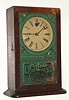 J. S. Felt, Portland, Me., (most likely New England Clock Co.), C. 1851, 30-hour "Cigar Box" style shelf timepiece.