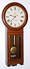 Seth Thomas Clock Co., "Regulator No. 2", 8-day weight timepiece in walnut, C. 1890