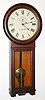 Seth Thomas Clock Co., C. 1890, "Regulator No. 2", 8-day weight driven timepiece in oak.