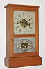 Terry and Andrews, Bristol, Conn., 30-hour time/alarm pine cottage clock, C. 1845
