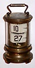 German, Junghans, "Plato", 30-hour annular dial novelty timepiece. The Ansonia Clock Co. also sold their version of the Plato, C. 1905