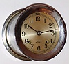 Chelsea Clock Co. CHELSEA model, Ship's Bell marine clock. 3 inch dial, screw-on bezel. Serial No. 511749, w/ nickel finish, C. 1948