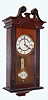 Korea, 31-day time/strike wall clock, modern, C.1980
