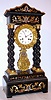 French, Vincenti and Cie, C. 1900, 8-day time and bell strike empire four column mantel clock.