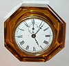 E.N. Welch Mfg. Co., C.1891, "The Jewel", 30-hour time/strike novelty clock. This example does not have a repeat function.