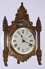 F. Kroeber Clock Co., New York, "Thistle", 30-hour alarm timepiece, c1879