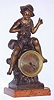 A French statue of "Pecheur, Par F. Moreau Med. d'or", now with a Seth Thomas back wind 30 hour movement married to the case. Note the boy's fishing pole is missing.