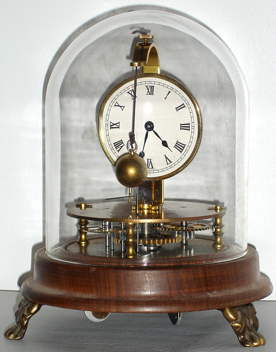 Horolovar reproduction of 1855 Briggs rotary clock, c1980. — Antique Clocks Price Guide
