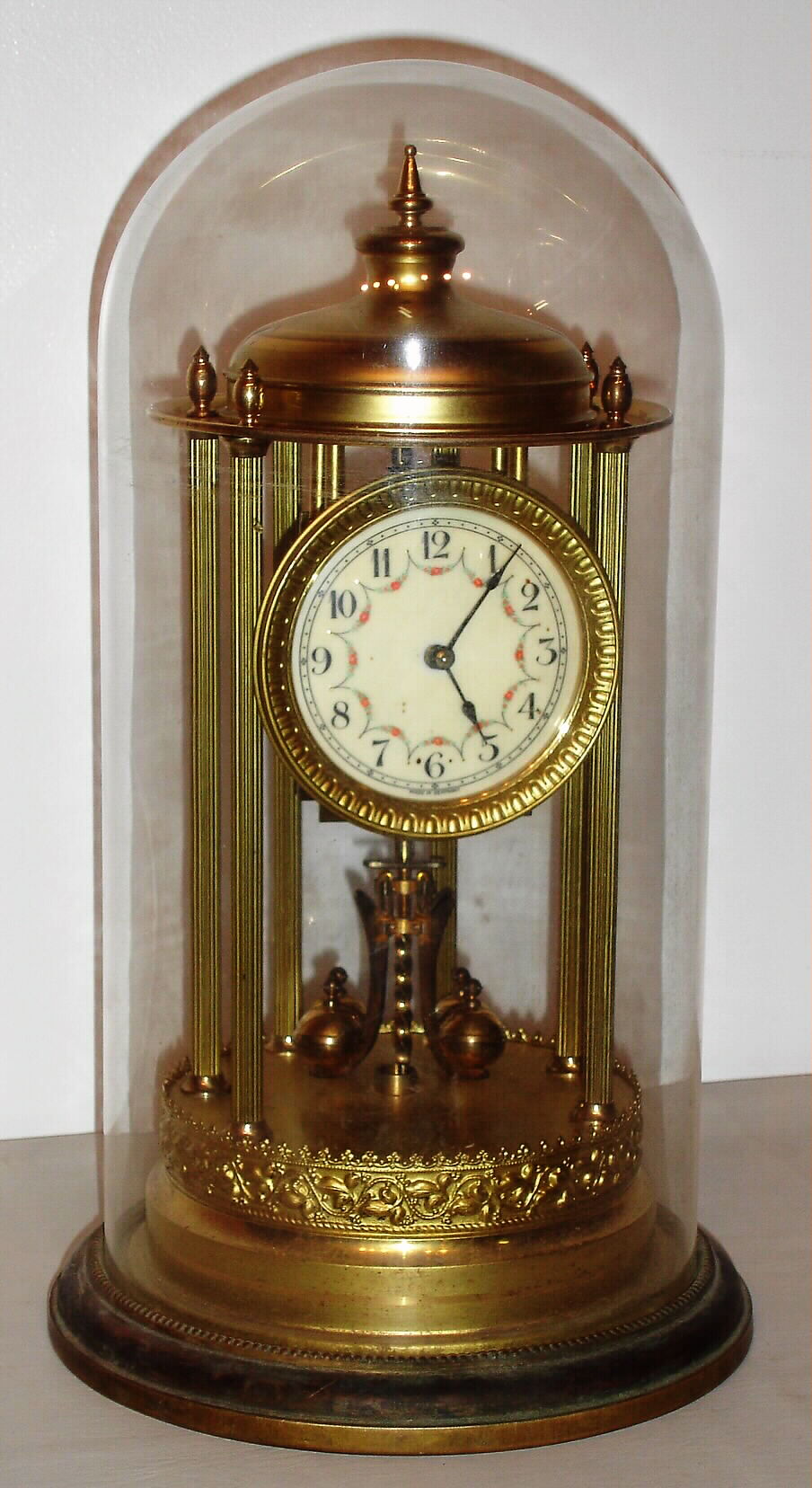 Kieninger and Obergfell German Louvre style spring driven 400-day anniversary clock, c1925 — Antique Clocks Price Guide