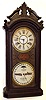 Ithaca No. 5 Emerald 8 day calendar shelf clock, c1881.