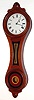 Wayne Cline, Bowling Green, KY 8 day replica of a Howard No. 10 figure eight weight wall timepiece. Case is numbered 65.