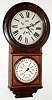 Welch, Spring and Co., Forestville, Conn., "Round Head Regulator No. 4", 8 day time and strike calendar clock, c1878