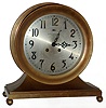 Chelsea Base and Ball brass 8 day 8" dial house strike mantel clock, 1908.