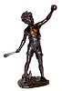 Junghans Batboy statue (no swinging movement), c1910.