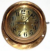 Ashcroft / Seth Thomas 8 day brass engine room clock, c.1925.