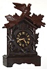Black Forest German 8 day shelf cuckoo clock, c1900.