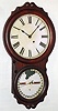 Seth Thomas Office Calendar No. 4 8 day rosewood veneer wall clock, c1863.