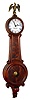 Raymond H. Keefer, Jacksonville, Florida reproduction mahogany girandole clock, Stennes works, c1974.