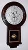 A reproduction Gale drop No. 2 wall clock with astronomical indications, C.1990.