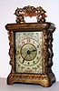 Ansonia Clock Co., "Petite", 30-hour carriage timepiece. c. 1904