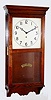 Arthur Pequegnat Clock Co., Canada, oak 8 day time only wall clock, c1920.