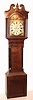 Thos Heywood, Wrexham Scottish tall case clock 8 day time and strike movement in mahogany case, c1830 - 1850