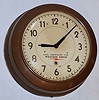Self Winding Clock Co., New York, Western Union Naval Observatory Time wall clock, c1930.