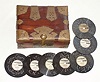 Swiss, Thorens music box with seven 4.5" discs, circa mid 20th century